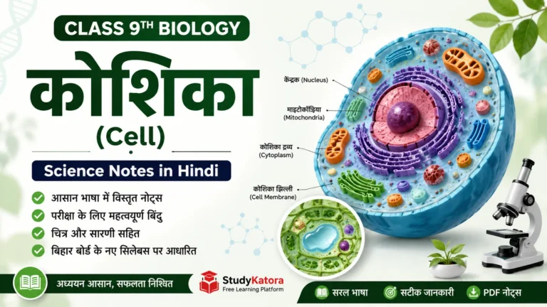 Class 9th Biology Science Notes in Hindi