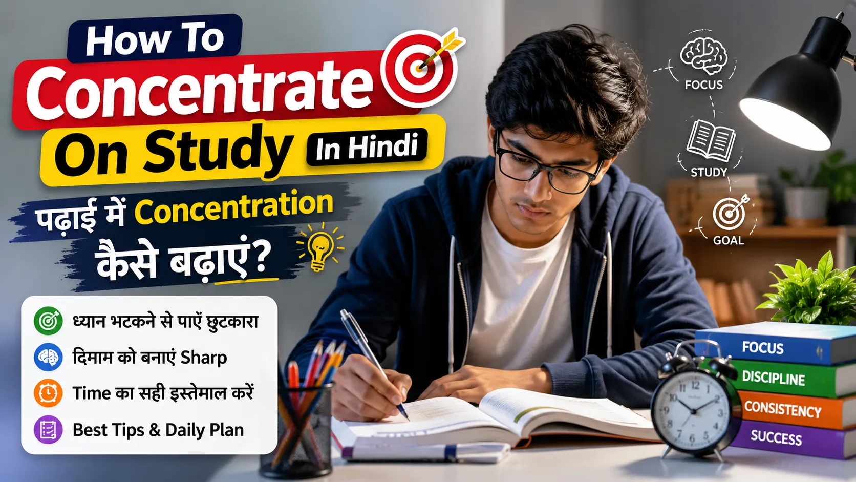 How To Concentrate On Study In Hindi