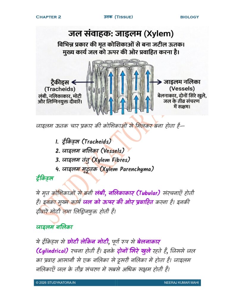 Class 9 Biology Chapter 2 Notes in Hindi