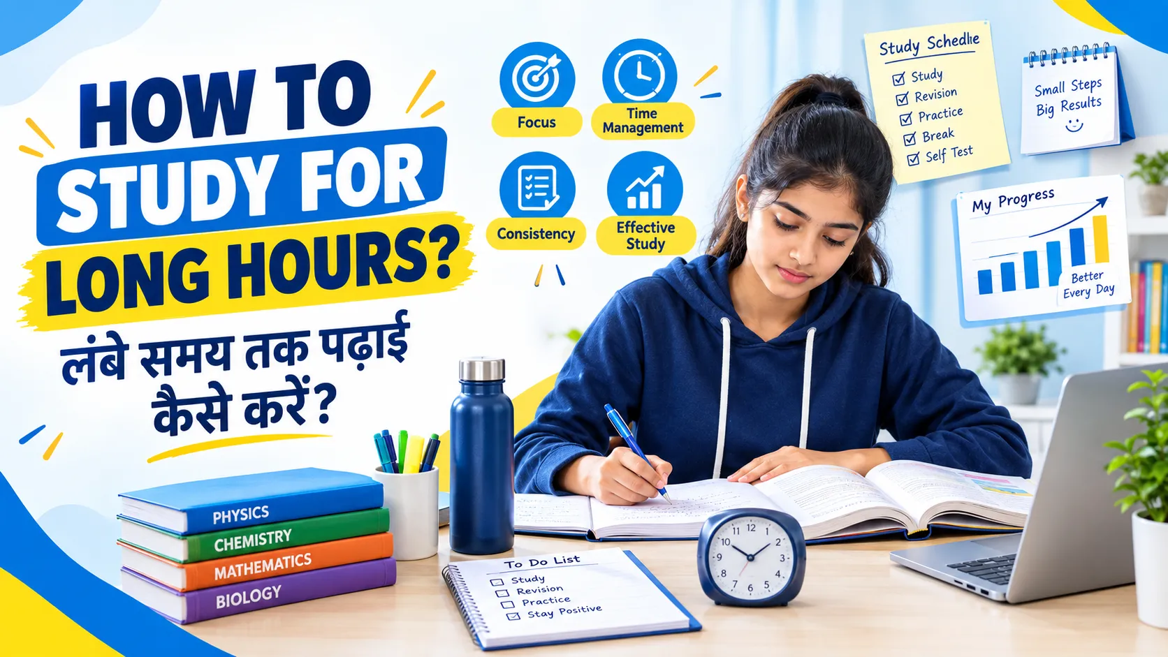 How To Study For Long Hours In Hindi
